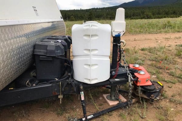 trailer electric jack