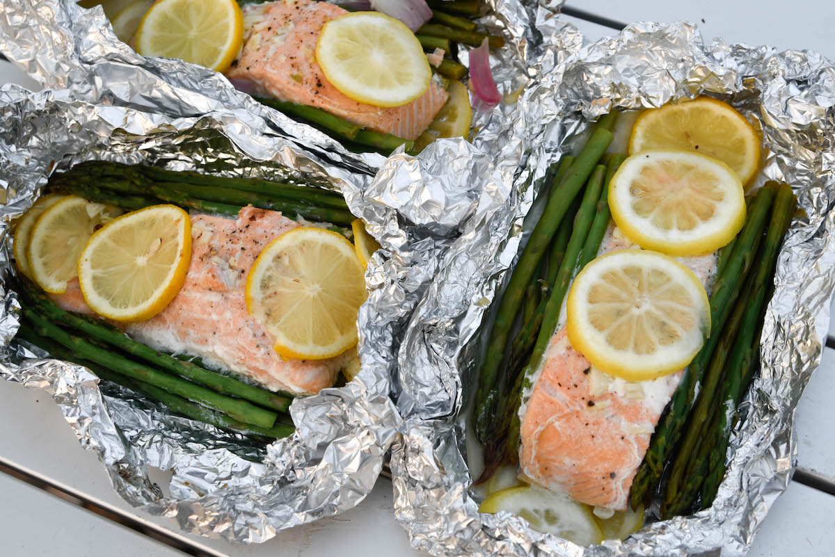 Grill These Salmon and Asparagus Foil Packets Camping World