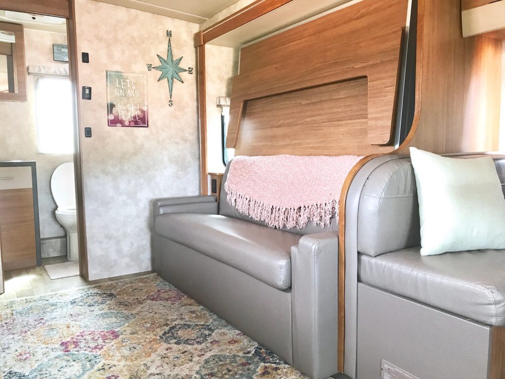 Rug in an RV