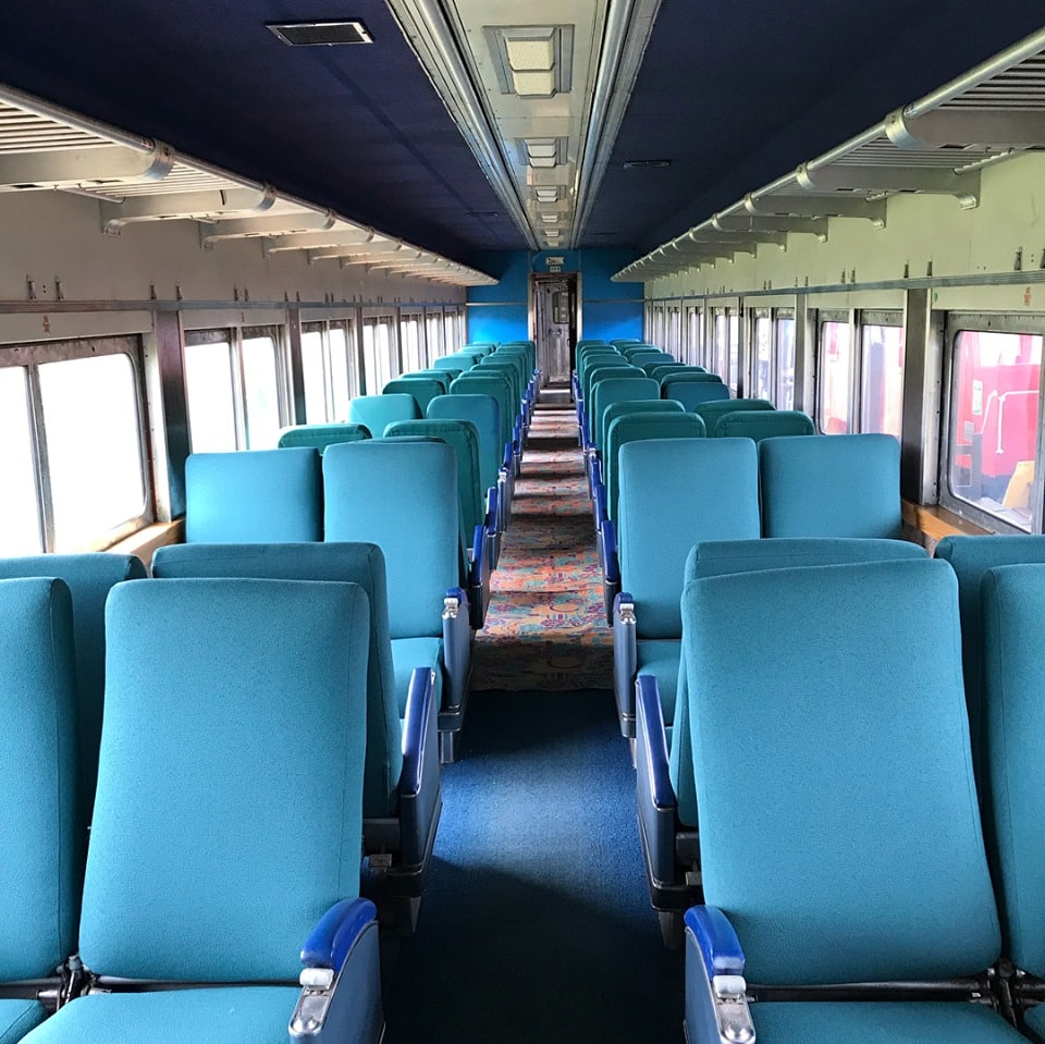 Oklahoma Railway Museum Passenger Car Interior