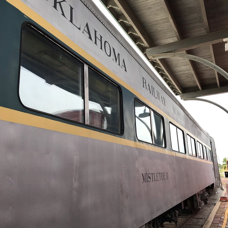 Oklahoma Railway Museum Car Exterior