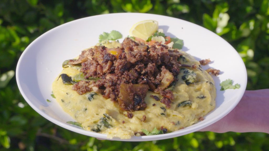 Polenta and Pepper Hash