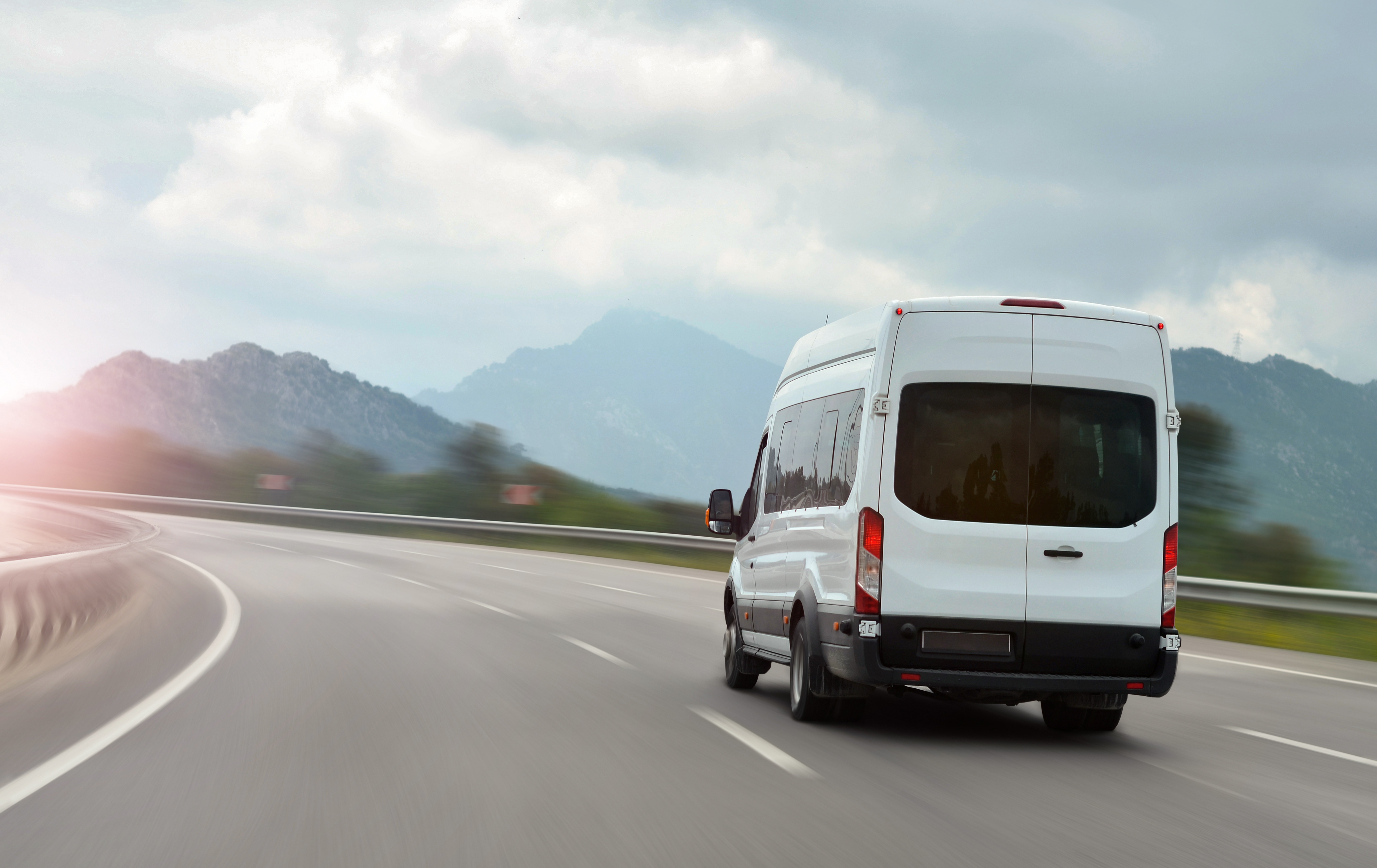 Sprinter Van on the Road